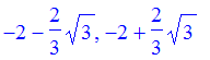 -2-2/3*sqrt(3), -2+2/3*sqrt(3)
