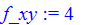 f_xy := 4